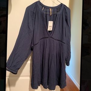 Navy Free People Dress